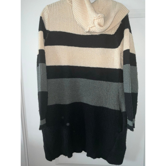 No Boundaries Juniors Hooded Cocoon Cardigan‎ Sweater Midweight - Picture 8 of 8